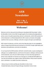 AER Newsletter: Summer 2019