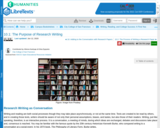 10.1: The Purpose of Research Writing