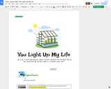 C2SL Lesson Plan: You Light Up my Life