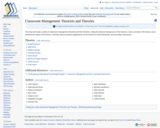 Classroom Management Theorists and Theories