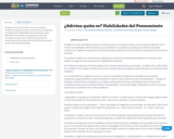 ¿Adivina quién es? Habilidades del Pensamiento