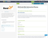 10th Grade ELA: Information Fluency