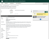 Chemistry 300: Bio-Organic Chemistry