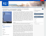 Introduction to Communication Systems: An Interactive Approach Using the Wolfram Language