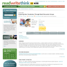 Acquiring New Vocabulary Through Book Discussion Groups