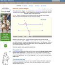 Alternate Exterior Angles
