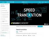 Translating speed units