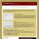 Alternate Multiplication Algorithms
