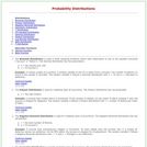 Probability Distributions