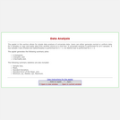 Data Analysis