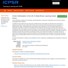 Crime Victimization in the US: A Data-Driven Learning Guide