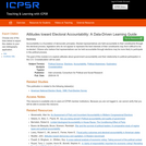 Attitudes toward Electoral Accountability: A Data-Driven Learning Guide