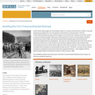 Building the First Transcontinental Railroad
