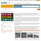 The Boston Sports Temples