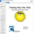 Feeling Hot, Hot, Hot