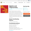 Algebra and Trigonometry 2e