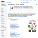 Basic Physics of Nuclear Medicine