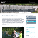 Addressing Short- and Long-Term Risks to Water Supply
