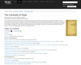 The Centrality of Style