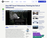 Painting the Falls of Yellowstone