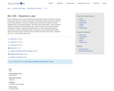 BA 226 - Business Law