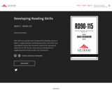 Developing Reading Skills