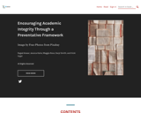 Encouraging Academic Integrity Through a Preventative Framework
