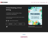 Critical Reading, Critical Writing