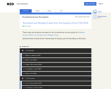 Constitutional Law Precedents