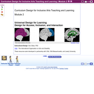 Curriculum Design for Inclusive Arts Teaching and Learning (Part 2): Universal Design for Learning