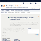 Language & Civil Society: Civic Education