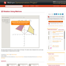 2D Rotation Using Matrices